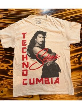 Junk Food Selena Techno Cumbia white T-shirt